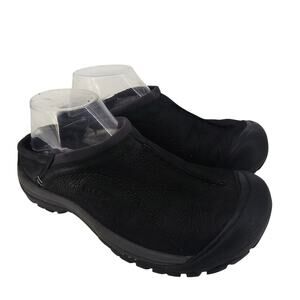 Keen Jasper Black Suede Slip On Shoe Womens 8.5 W 39 Comfort Casual Walk Outdoor